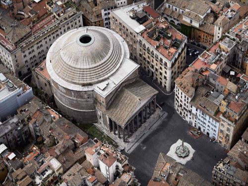 Pantheon aerial view